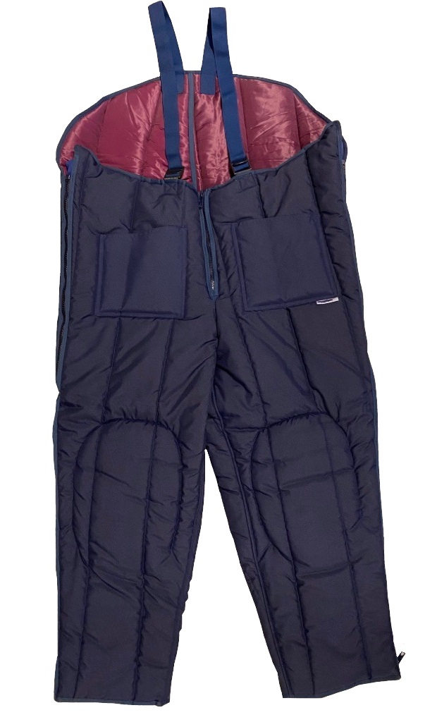 Gr.XXL IBV Kühlhaus Hose Winterhose Workerhose Vlies blau