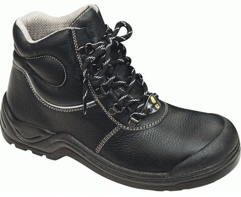 WORTEC S 3-Sicherheits-Berufs-Schuhe, Arbeits-Schnürstiefel ACHIM ÜK, schwarz