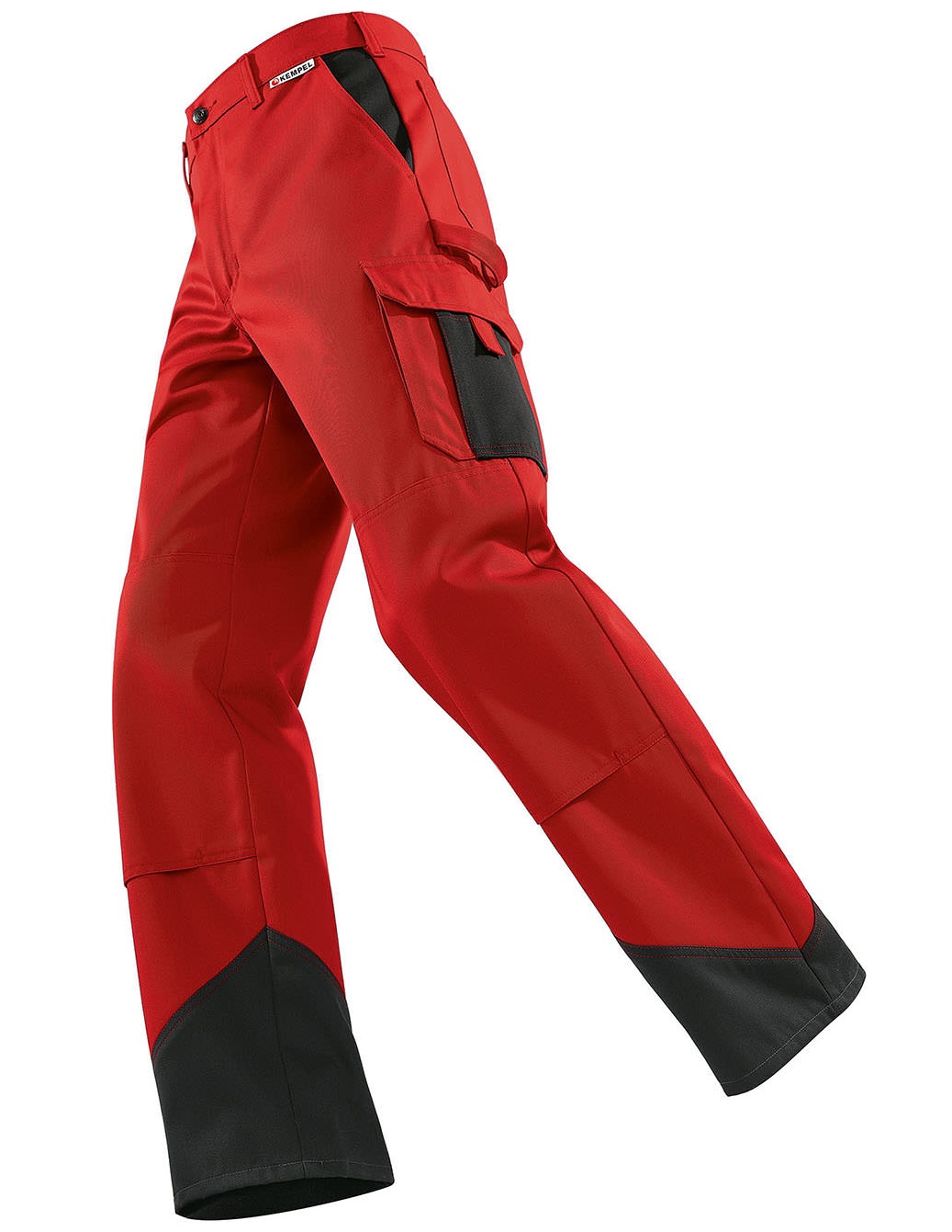 KEMPEL Bundhose Arbeitshose Berufshose Workerhose Arbeitskleidung Berufskleidung rot anthrazit ca 325g