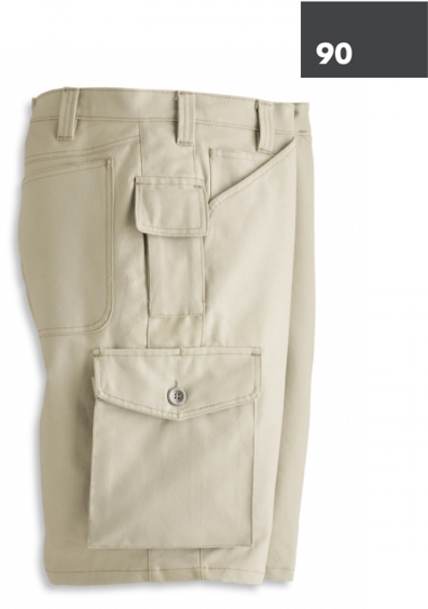 Gr.60 KEMPEL Bermudashorts Arbeitsshorts Berufsshorts Cotton Pur anthrazit
