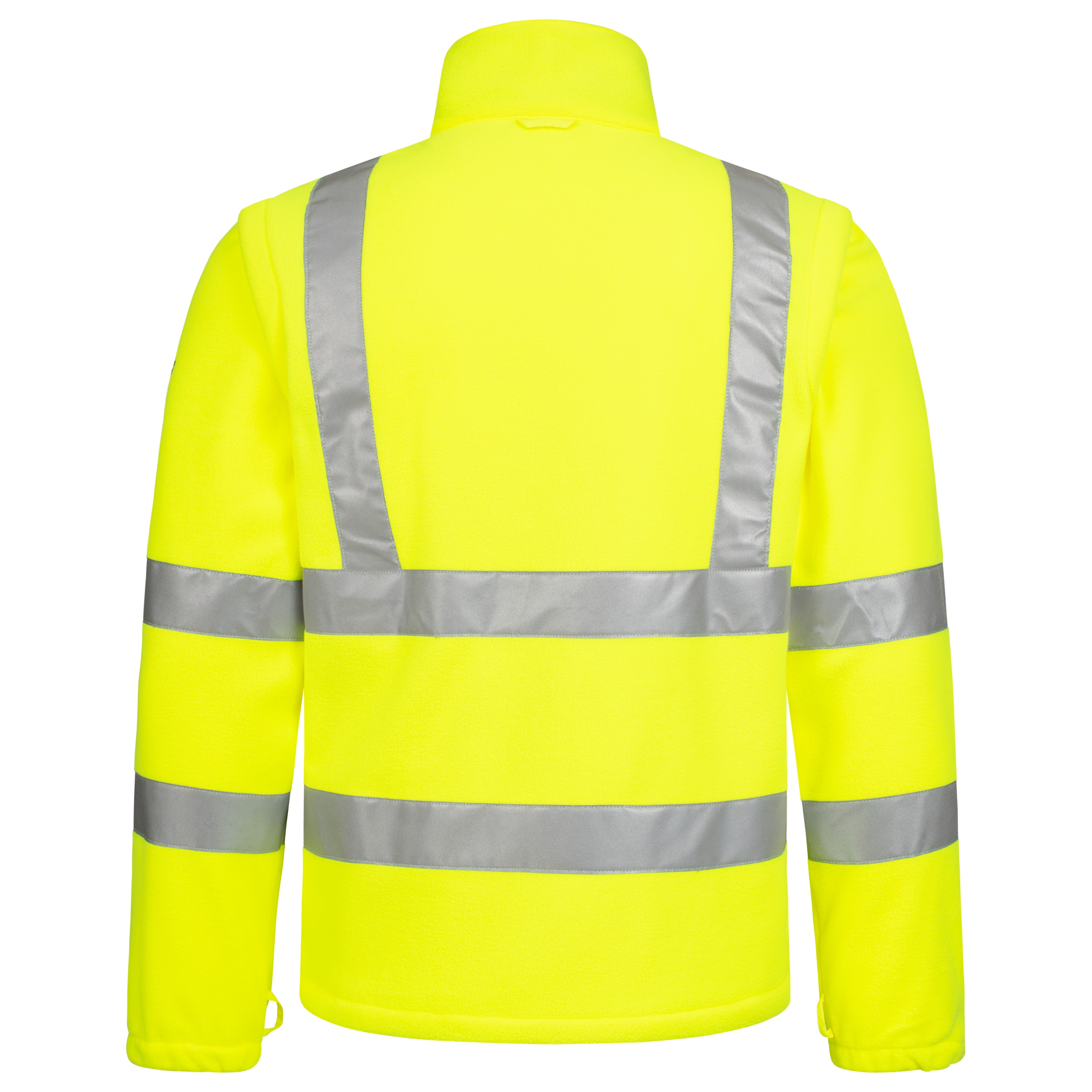 NITRAS-Warn-Fleecejacke MOTION TEX VIZ, neongelb