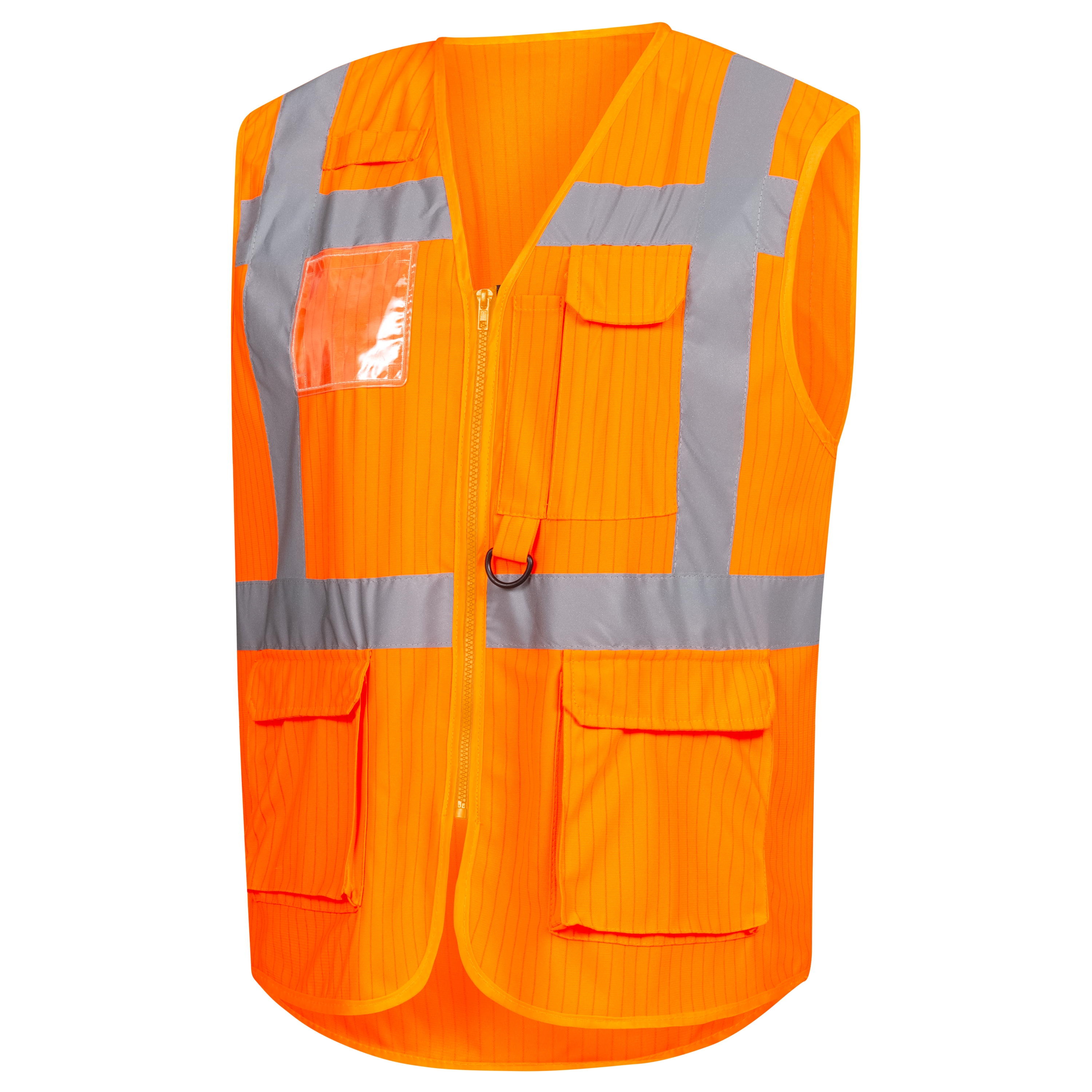 NITRAS Warnschutz-Weste, neonorange, EN ISO 13688, EN ISO 20471, EN 1149