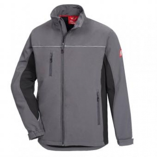 NITRAS Kälteschutz, MOTION TEX LIGHT, Softshelljacke, grau / schwarz