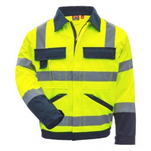NITRAS motion tex viz, Warnschutz - Arbeitsjacke