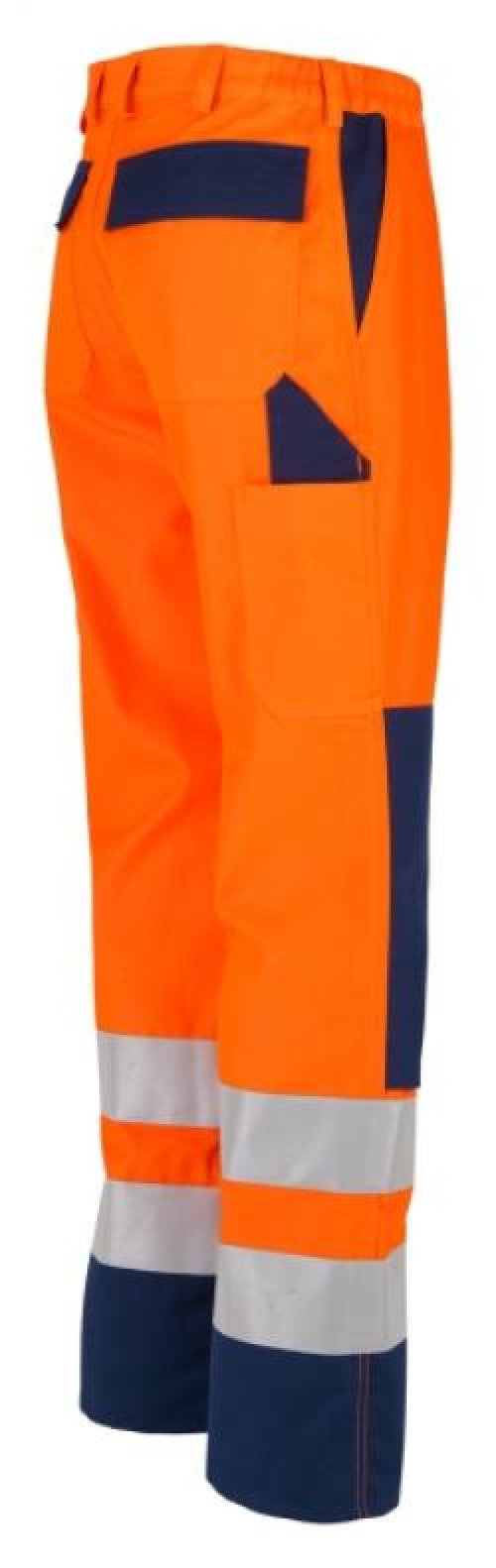 BEB-Warnschutz, Warn-Bund-Hose, 270 g/m², warnorange/marine