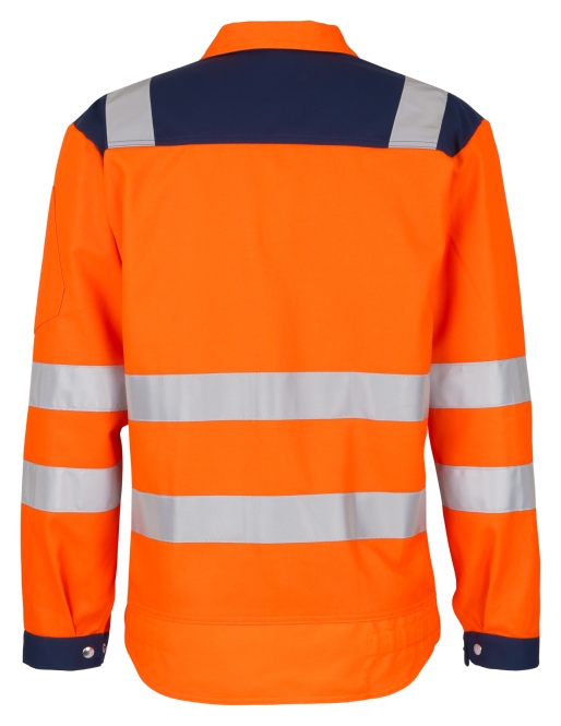BEB-Warnschutz, Warn-Bund-Jacke, 270 g/m², warnorange/marine