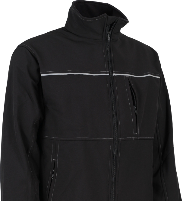 BEB-Kälteschutz, Softshell-Arbeits-Berufs-Jacke, INFLAME, 290 g/m², schwarz