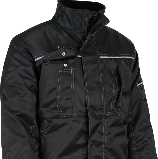 BEB-Kälteschutz, Winter-Wetter-Arbeits-Berufs-Jacke, INFLAME, 245 g/m², schwarz