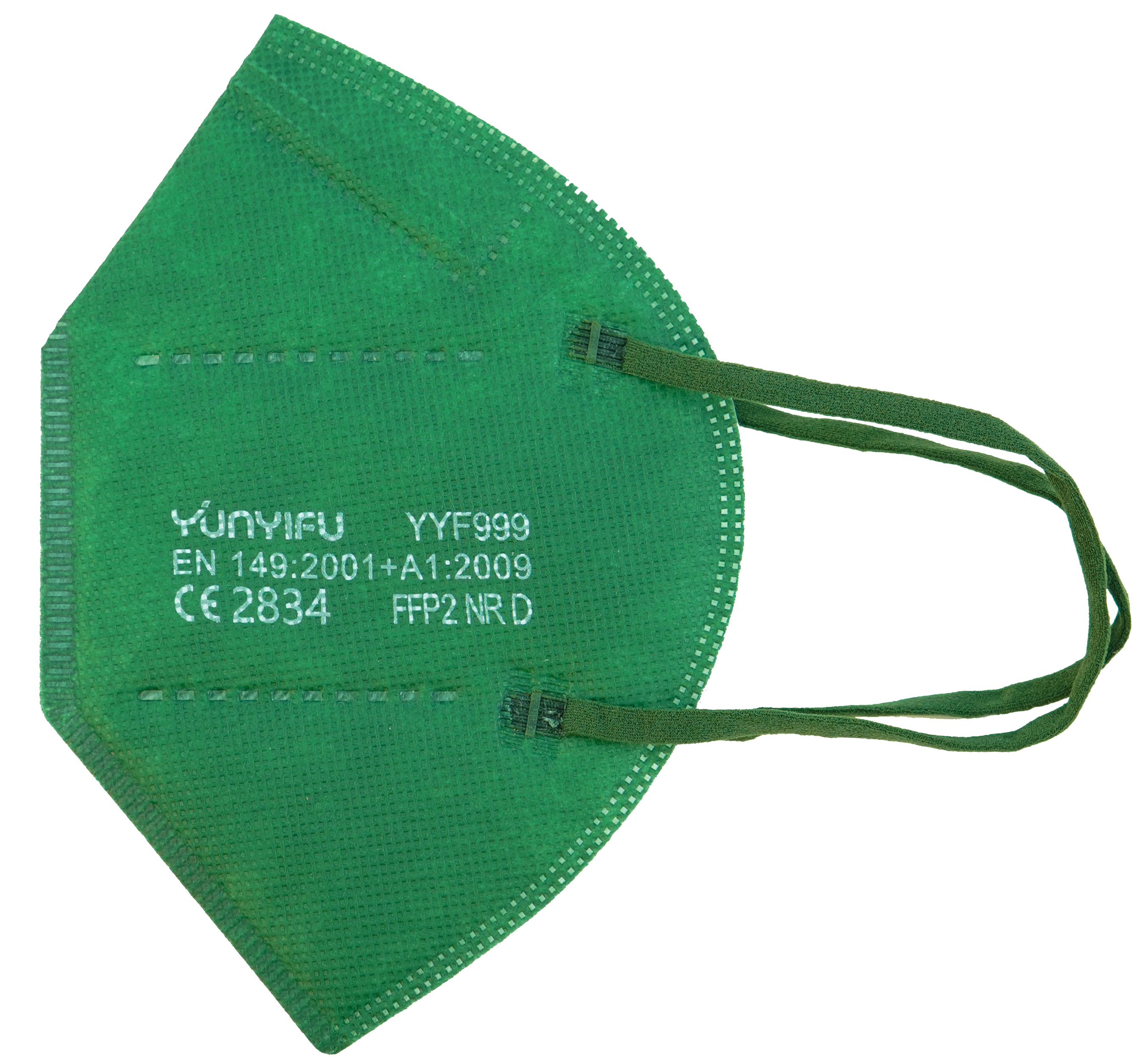 Atemschutz Mundschutz FFP 2 Maske, dunkelgrün, VE = 10 Stück