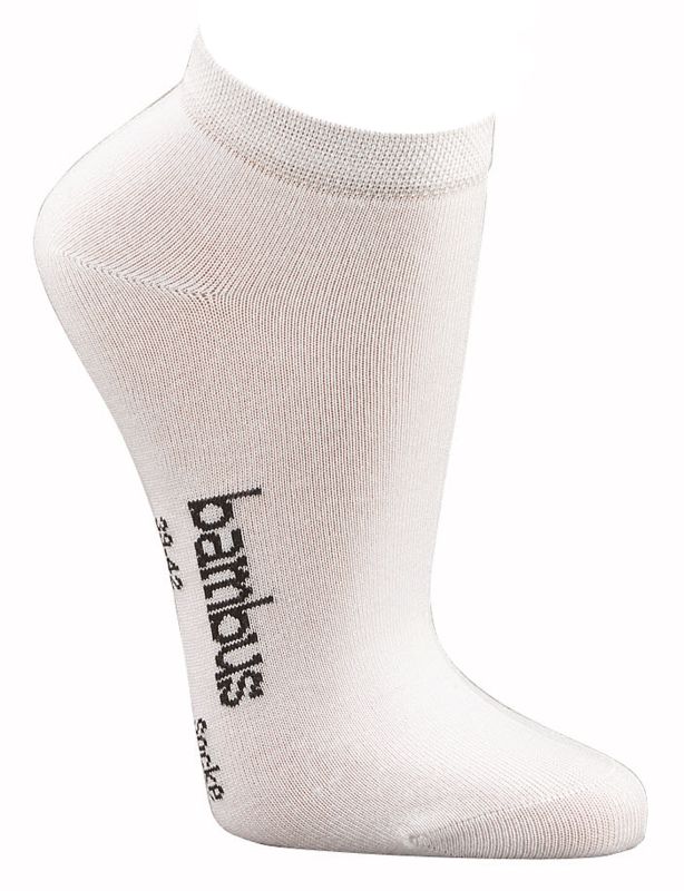 WOWERAT-Workwear, Sneakerssocken, Bambus, 3-er Pkg., weiß