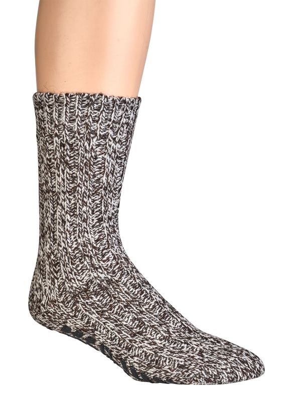 WOWERAT-Workwear, Antirutsch Norwegersocken, STOPP, 3er-Teilung, 2-er Pkg., grau