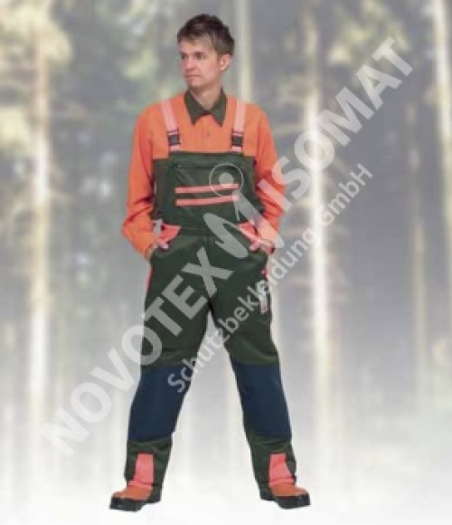 Gr.26 NOVOTEX ISOMAT Forstschutz Schnittschutzlatzhose Forstschutzlatzhose Top Forst grün
