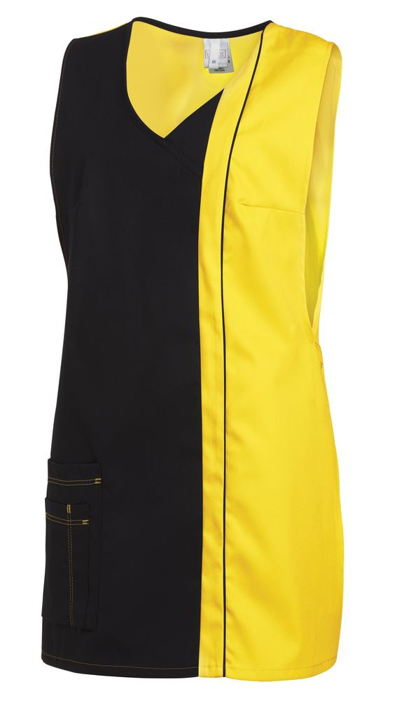 LEIBER-Jobwear, Überwurfschürze, schwarz/gelb