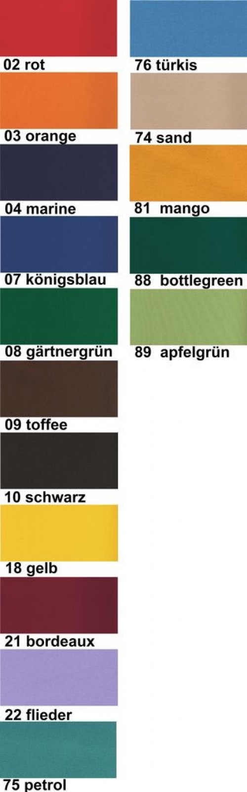 LEIBER-Jobwear, Dreiecktuch, ca. 215g/m², silbergrau