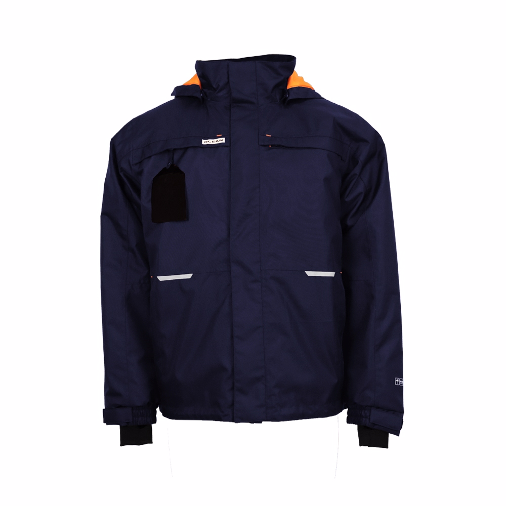OCEAN-Nässeschutz, Regenschutz, Work-Fargo-Jacke, 175 g/m², marine