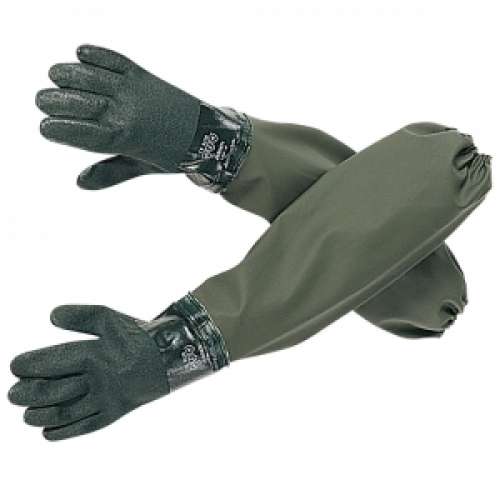 OCEAN-Nässeschutz, Regenschutz, Ärmelschoner mit Handschuhe, Menton Pro, 325 g/m², oliv