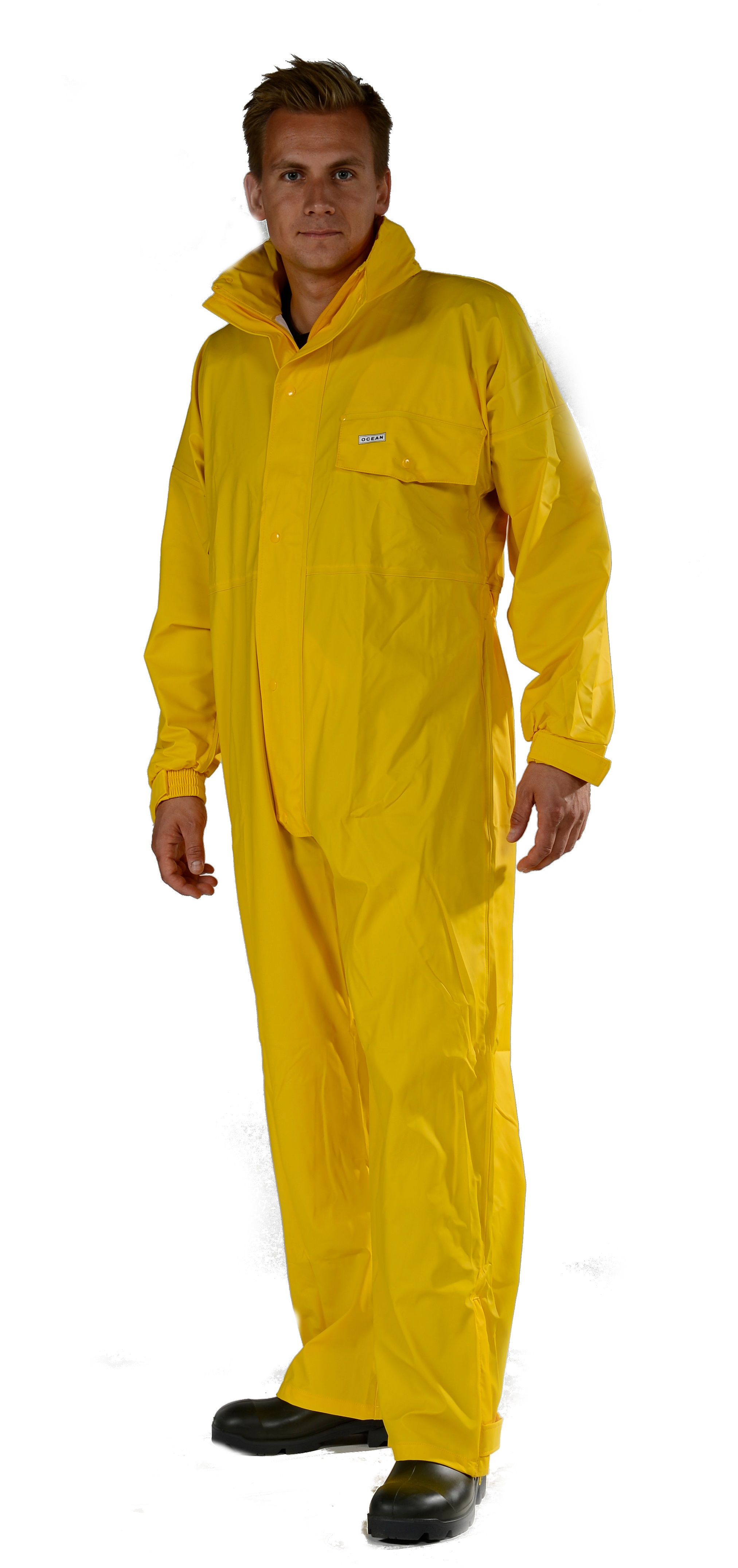 OCEAN-Nässeschutz, Regenschutz, Regen-Jacke, Weather Comfort, gelb