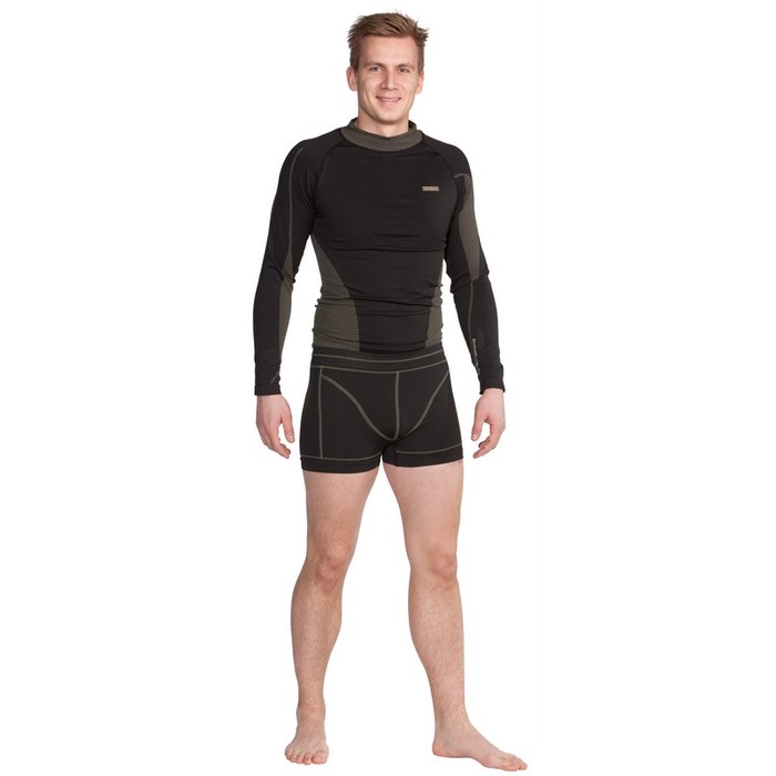 Gr.M OCEAN-Workwear, Unterhose,Thor Boxer, Pkg á 3 Stück, schwarz