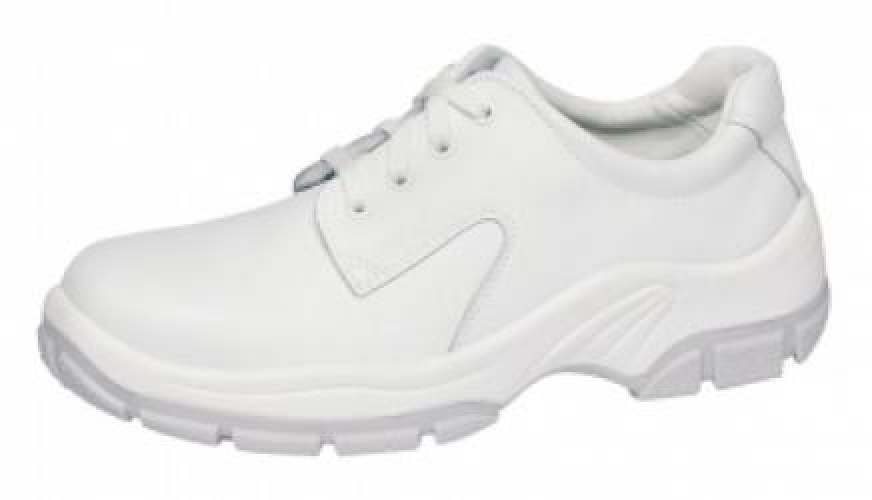 Gr.46 ABEBA-Protektor Line-S2-Damen- u. Herrensicherheitshalbschuhe, weiß, Größe: 46