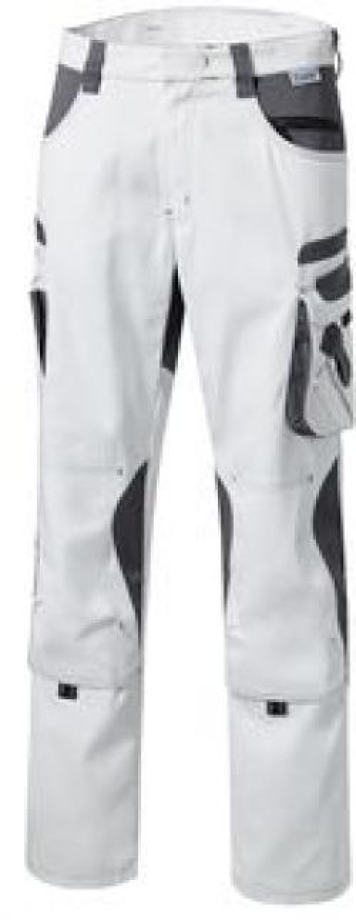 PIONIER-Herren-Bundhose, TOOLS, 285g/m², weiß/grau, Größe: 29