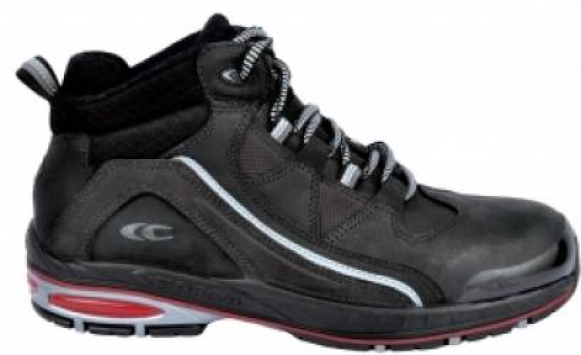 Gr.46 COFRA-TRIPLETE S3,SRC, Sicherheitshochschuhe, schwarz/rot