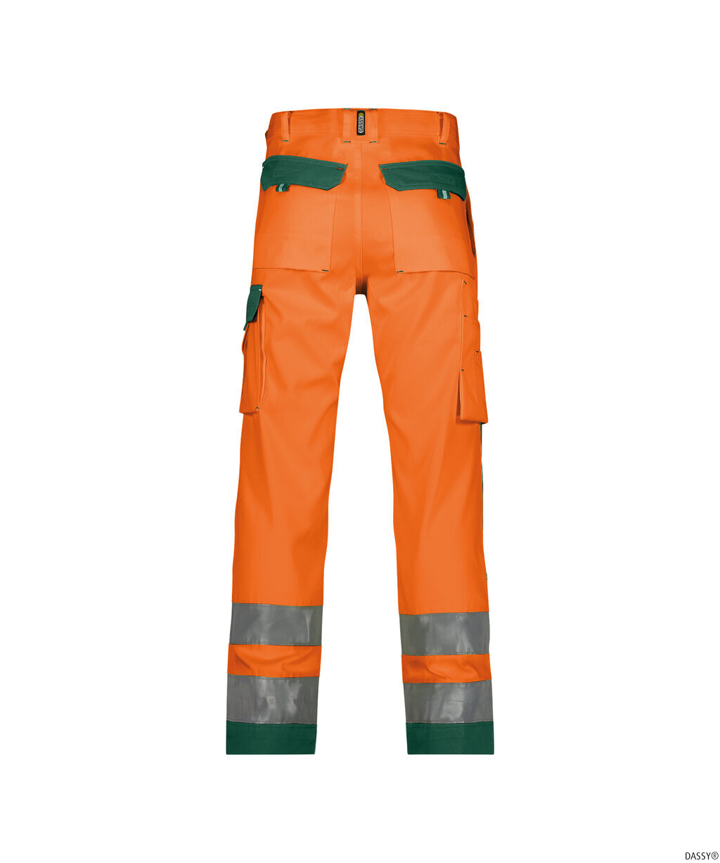 DASSY-Warnschutz, Warn-Bundhose BUFFALO  orange/grün