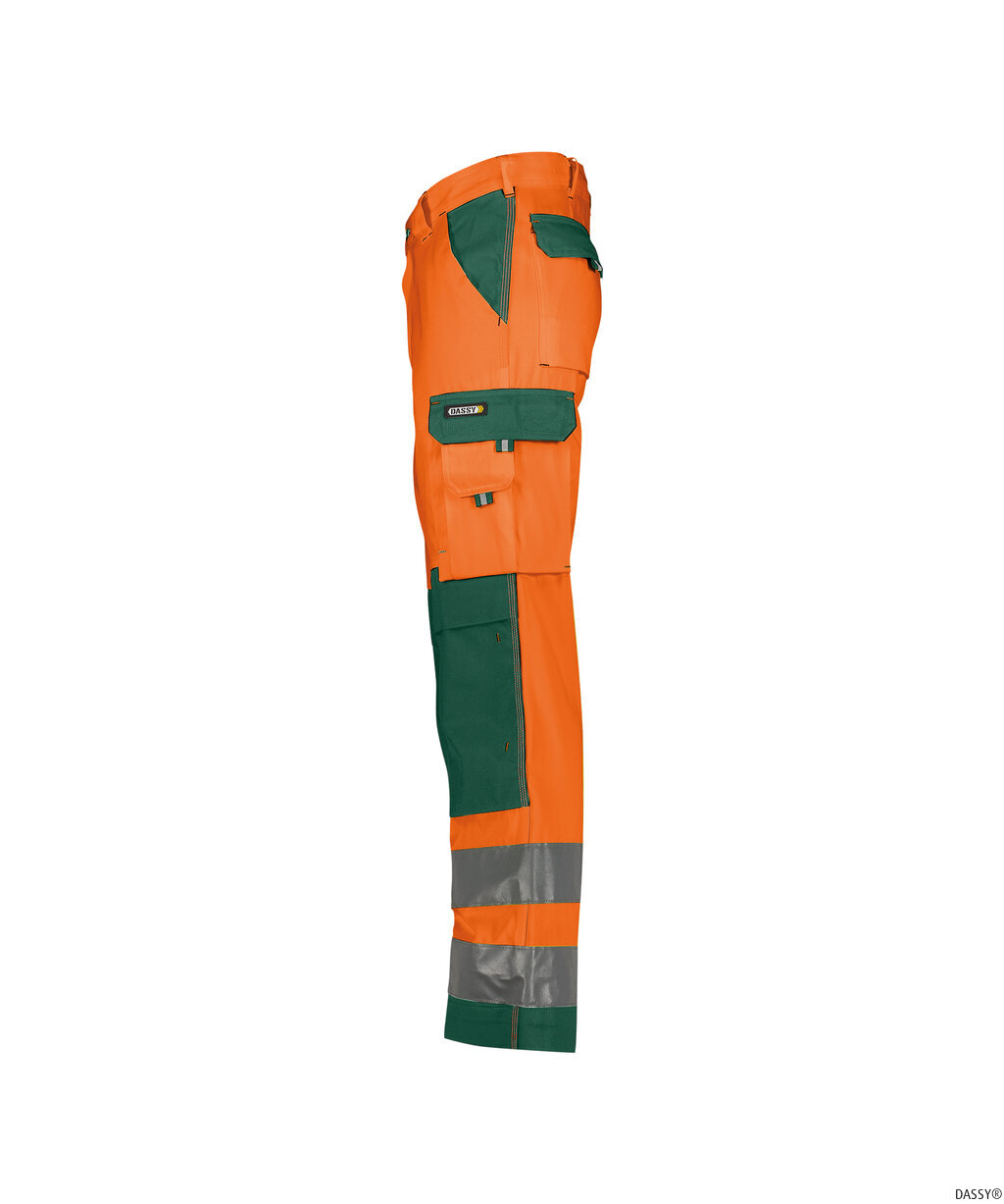 DASSY-Warnschutz, Warn-Bundhose BUFFALO  orange/grün