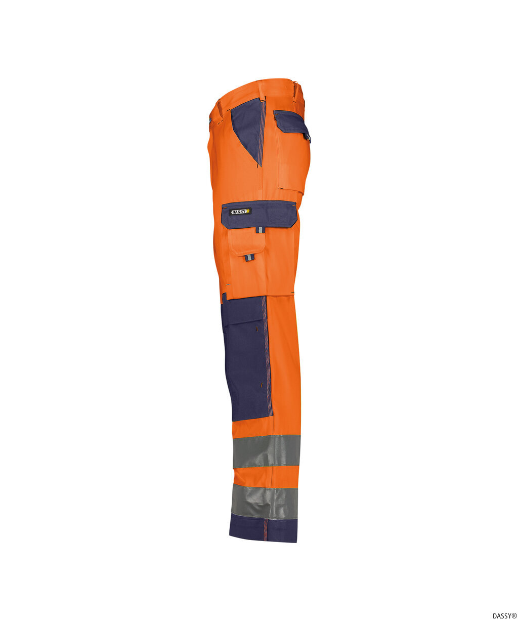 DASSY-Warnschutz, Warn-Bundhose BUFFALO  orange/dunkelblau