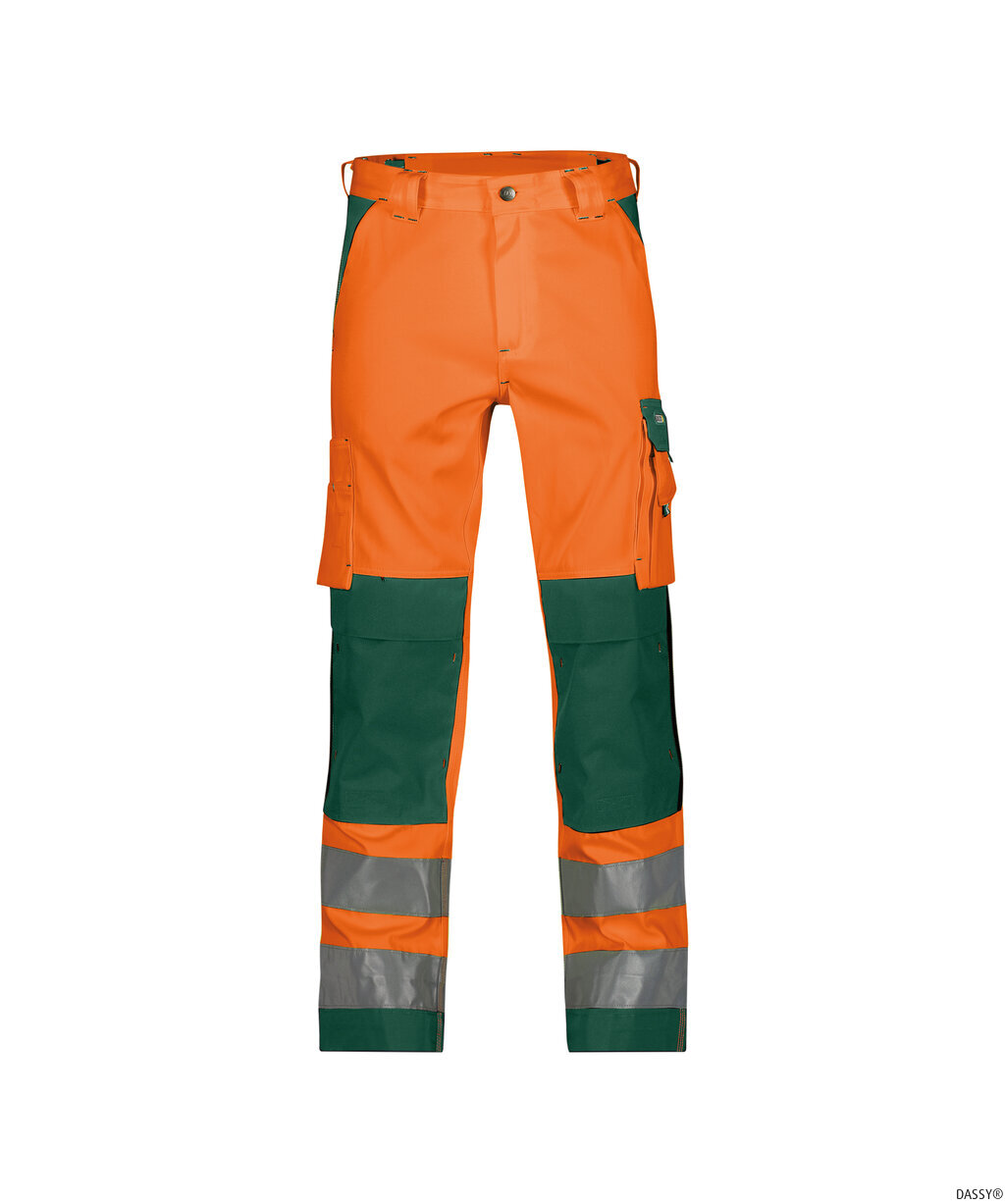 DASSY-Warnschutz, Warn-Bundhose BUFFALO  orange/grün