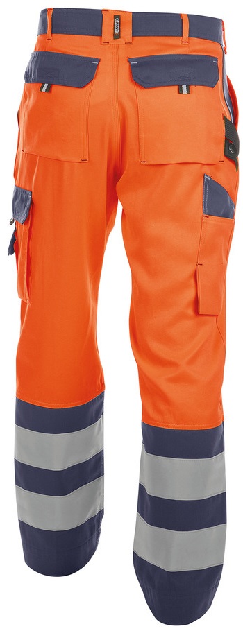 DASSY-Warnschutz, Warn-Bundhose LANCESTER , orange/dunkelblau