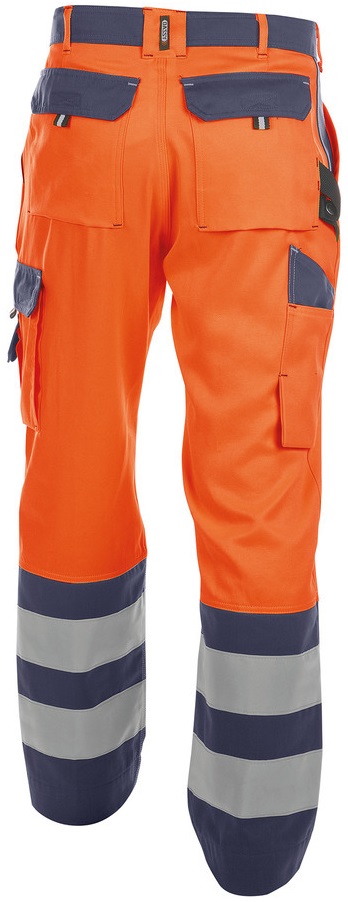 DASSY-Warnschutz, Warn-Bundhose LANCASTER orange/dunkelblau