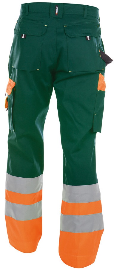 DASSY-Warnschutz, Warn-Bundhose OMAHA , grün/orange
