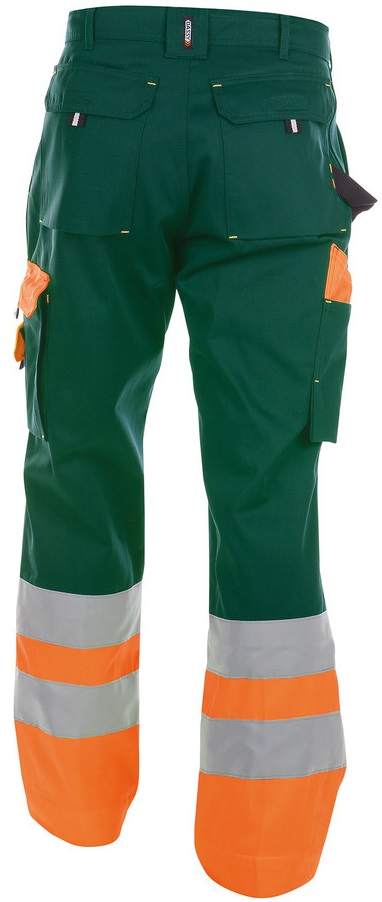 DASSY-Warnschutz, Warn-Bundhose OMAHA , orange/grün
