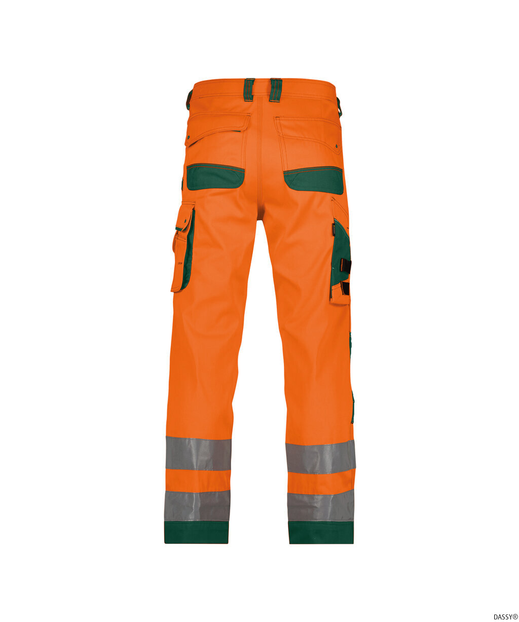 DASSY-Warnschutz, Warn-Bundhose CHICAGO , orange/grün