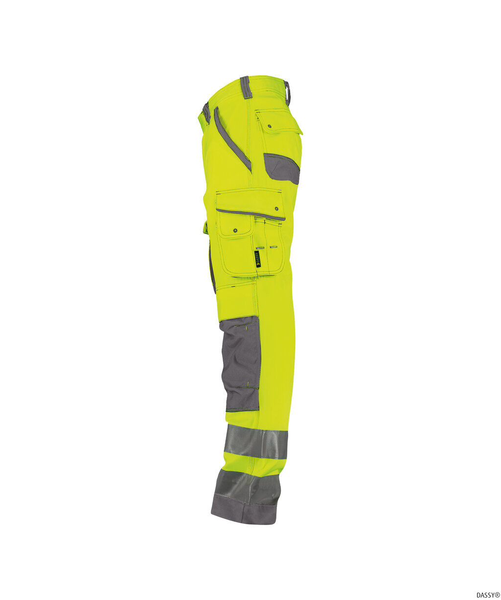 DASSY-Warnschutz, Warn-Bundhose CHICAGO , gelb/grau