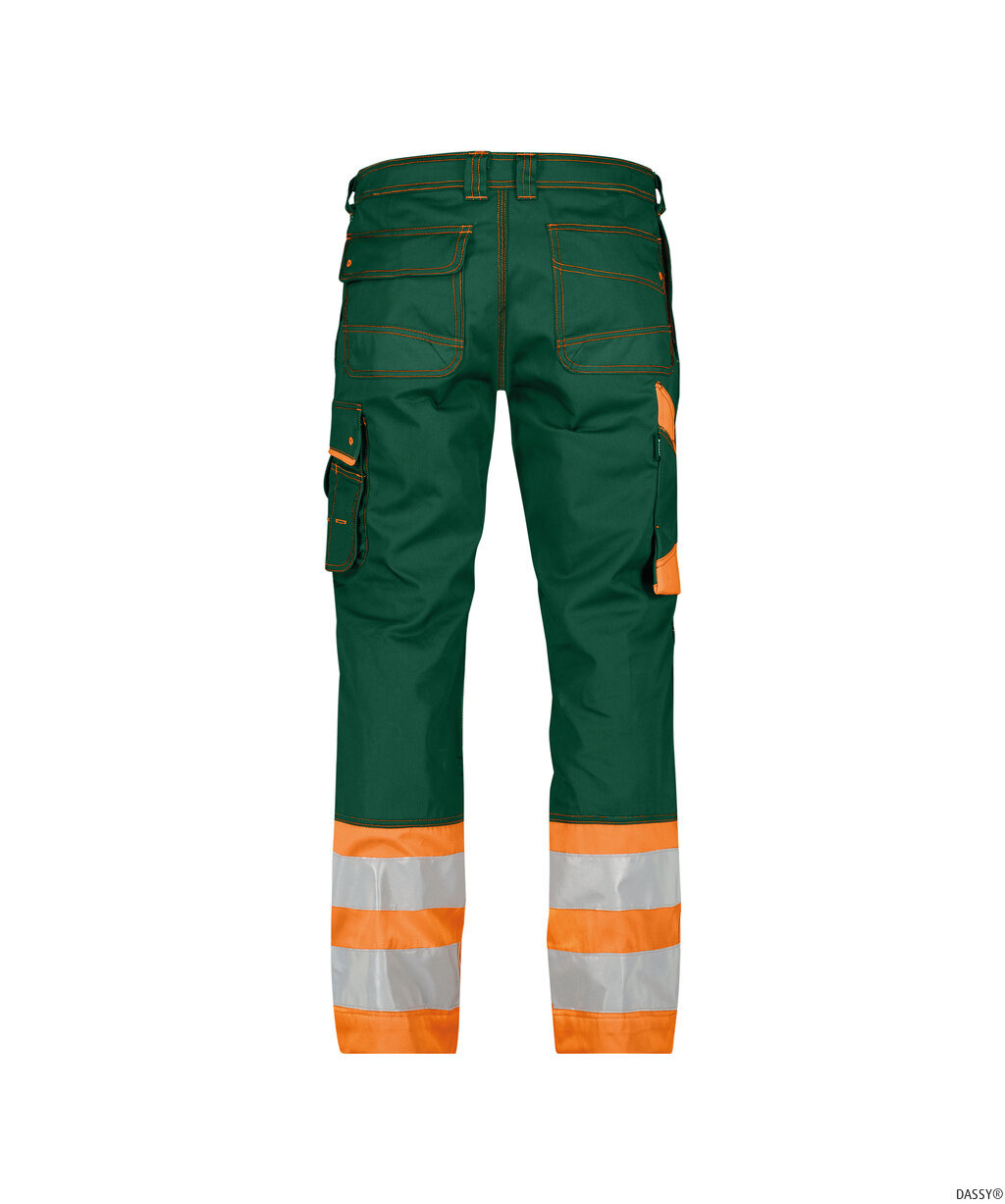 DASSY-Warnschutz, Warn-Bundhose PHOENIX , orange/grün