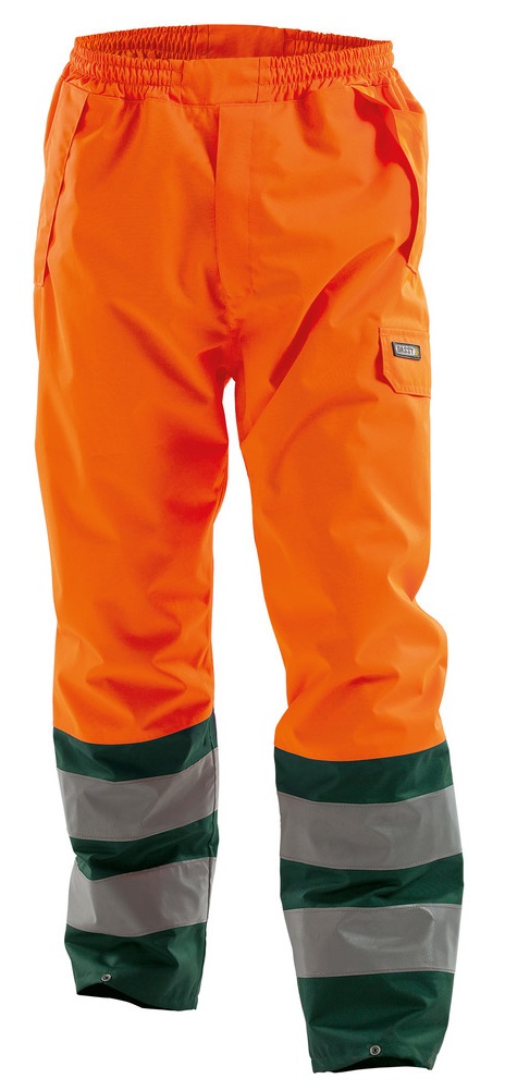 DASSY-Warnschutz, Regen-Warn-Bundhose SOLA,   orange/grün
