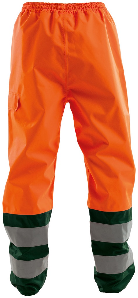 DASSY-Warnschutz, Regen-Warn-Bundhose SOLA,   orange/grün
