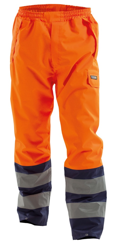 DASSY-Warnschutz, Regen-Warn-Bundhose SOLA,   orange/dunkelblau