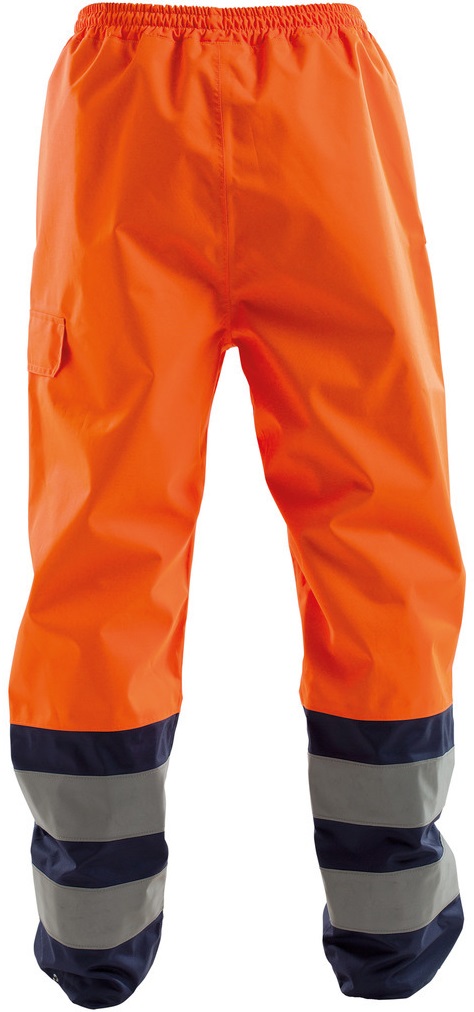 DASSY-Warnschutz, Regen-Warn-Bundhose SOLA,   orange/dunkelblau