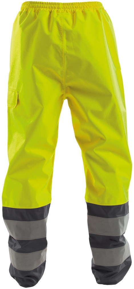 DASSY-Warnschutz, Regen-Warn-Bundhose SOLA,   gelb/grau