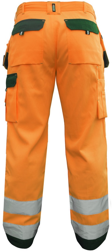 DASSY-Warnschutz, Warn-Bundhose GLASGOW,  orange/grün
