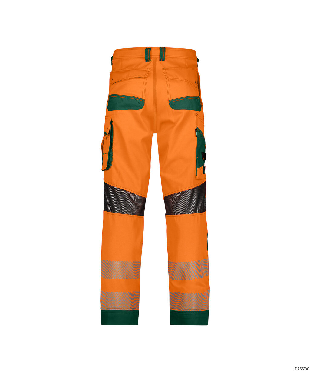 DASSY-Warnschutz, Warn-Bundhose ODESSA , orange/grün