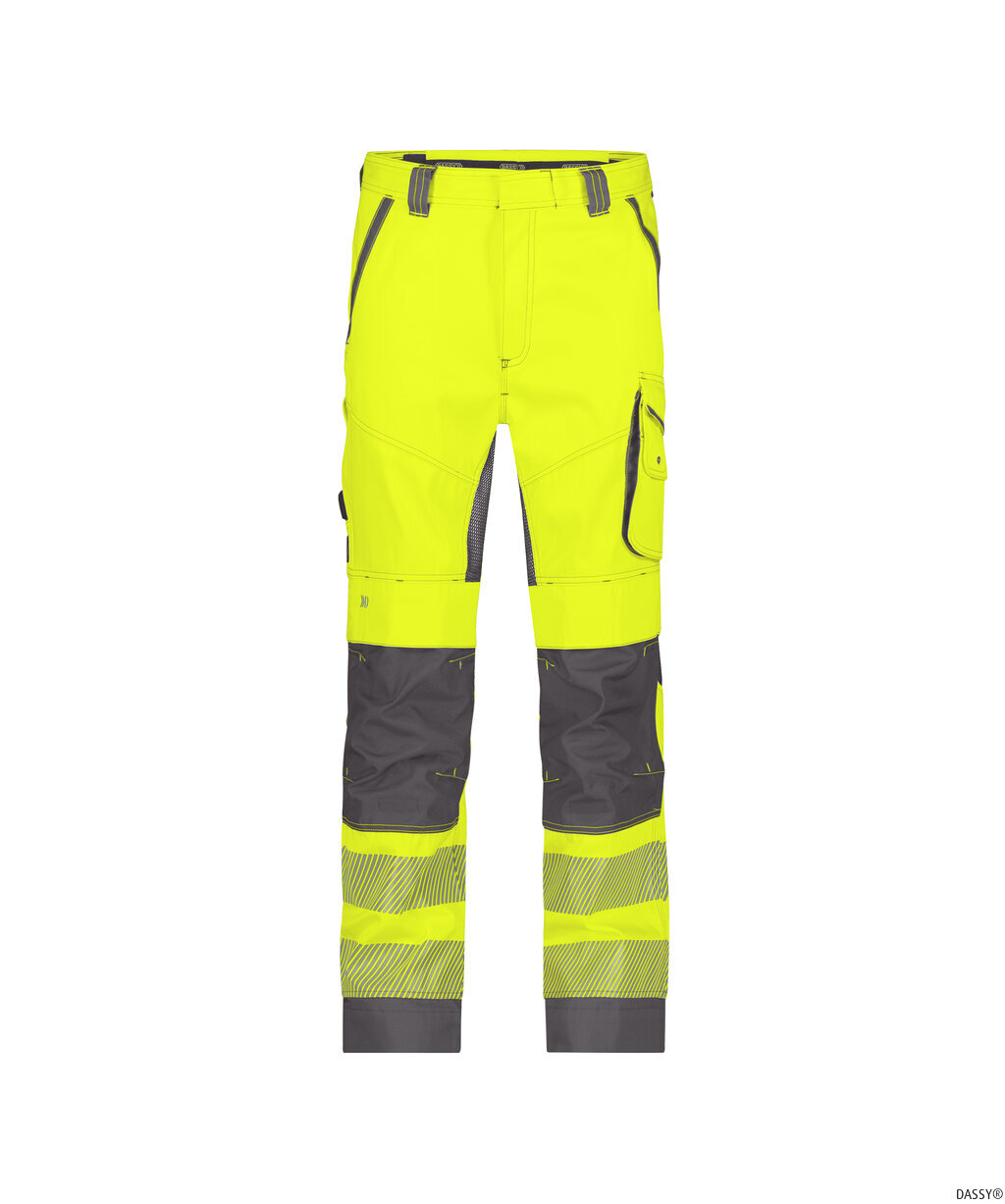 DASSY-Warnschutz, Warn-Bundhose ODESSA , gelb/grau