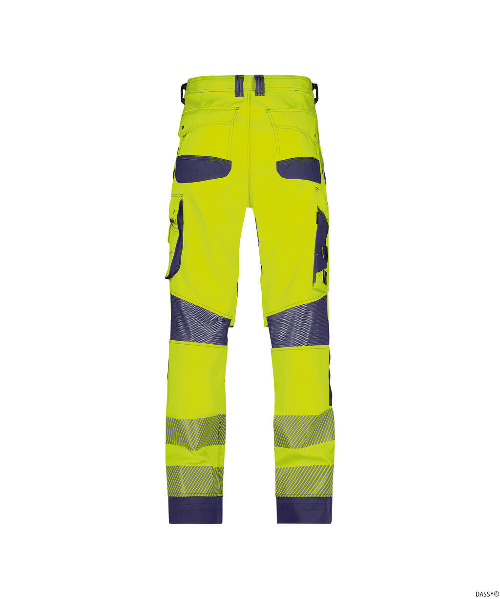 DASSY-Warnschutz, Warn-Bundhose ODESSA , gelb/dunkelblau