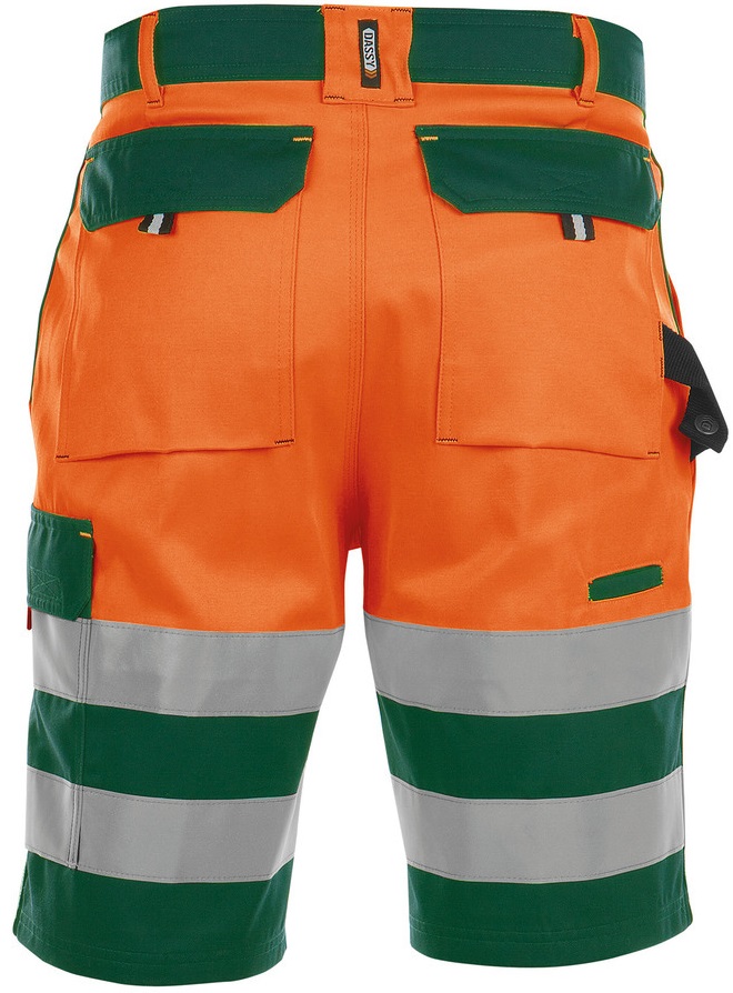 DASSY-Warnschutz, Warn-Shorts VENNA , orange/grün

