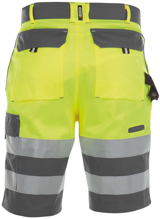 DASSY-Warnschutz, Warn-Shorts VENNA , gelb/grau