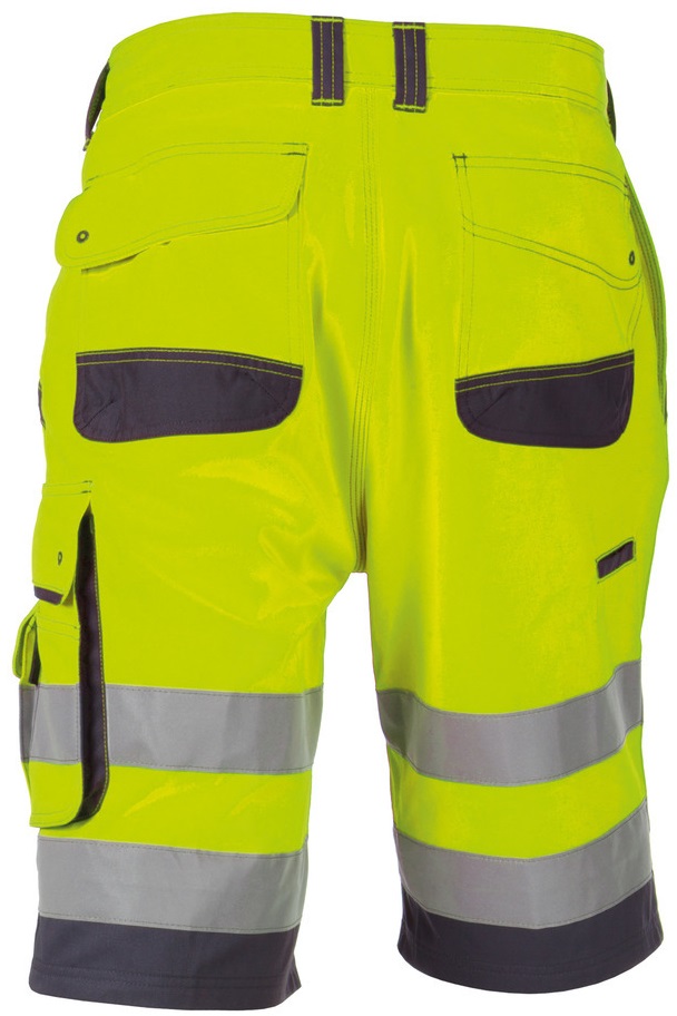 DASSY-Warnschutz, Warn-Shorts LUCCA gelb/grau