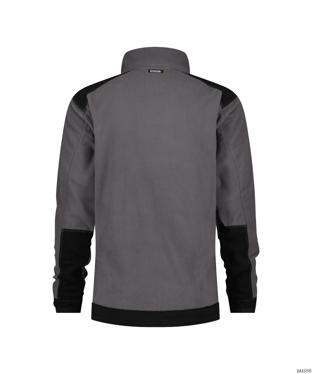 DASSY-Kälteschutz, Fleecejacke KAZAN, grau/schwarz