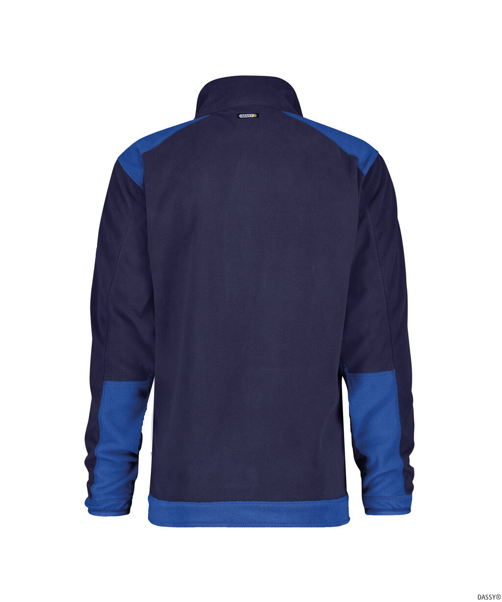 DASSY-Kälteschutz, Fleecejacke KAZAN, dunkelblau/kornblau
